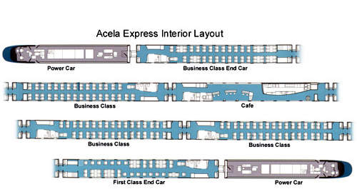 Check out the interior of Amtraks new Acela trains coming in 2021