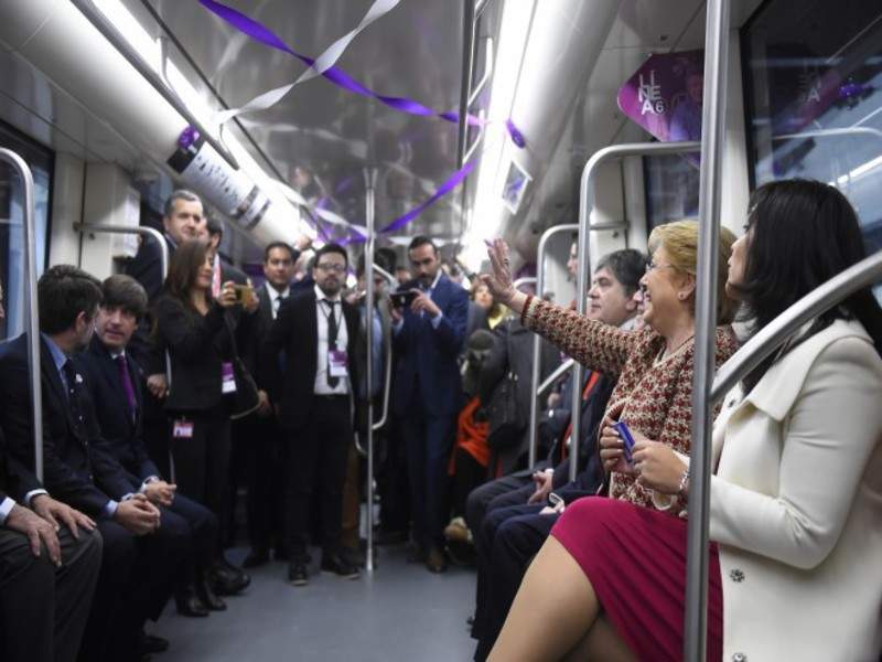 Inaugurada Línea 6 del Metro de Santiago en Chile