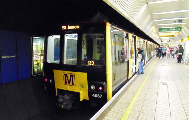 Tyne and Wear Metro's Monument Metro station