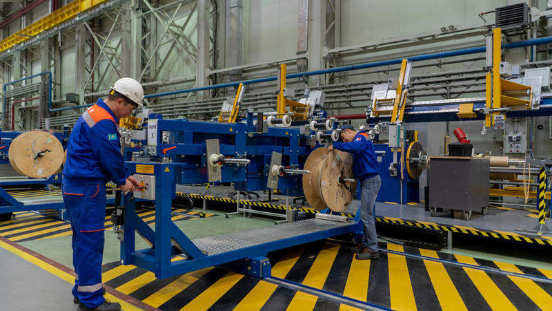 EKZ Astana factory workers