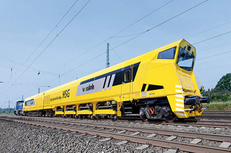 Vossloh’s high speed Grinding vehincle