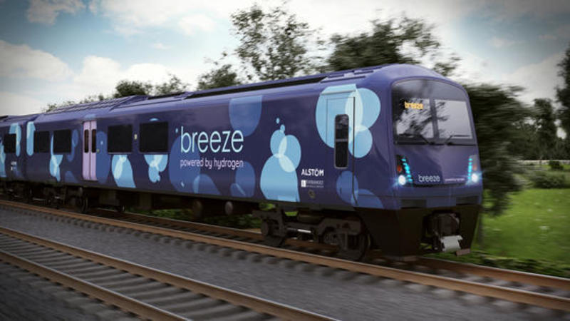 The new Breeze hydrogen train