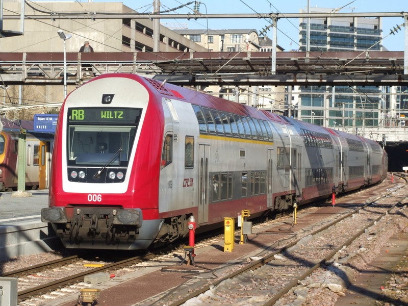 A CFL train in Luxembourg