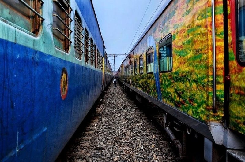 The Indian Ministry of Railways will partner with the Department for International Development to explore energy and sustainability. Credit: KARTICK DUTTA