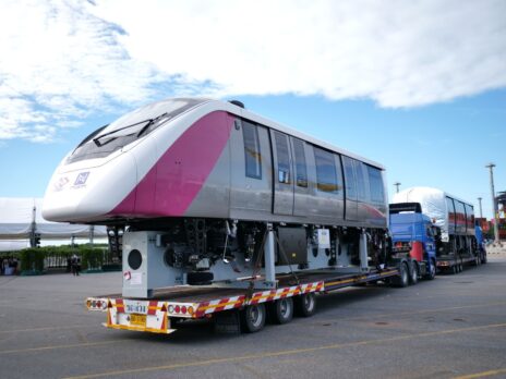 Bombardier delivers first monorail train for Bangkok