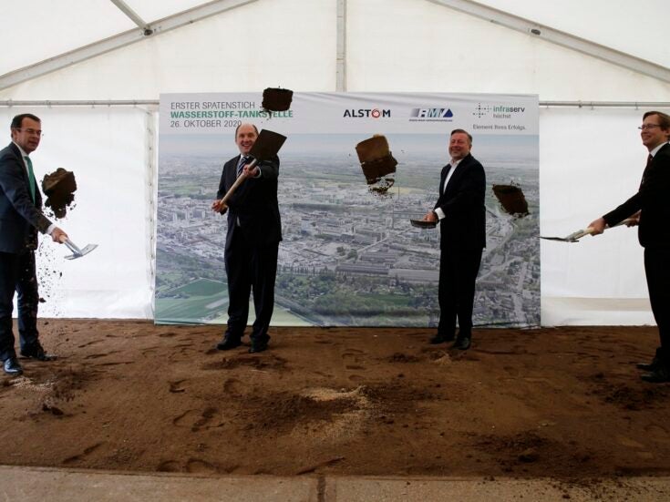 Construction work starts on hydrogen filling station in Germany