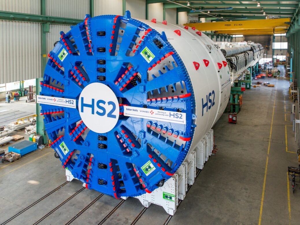 HS2 tunnelling machines