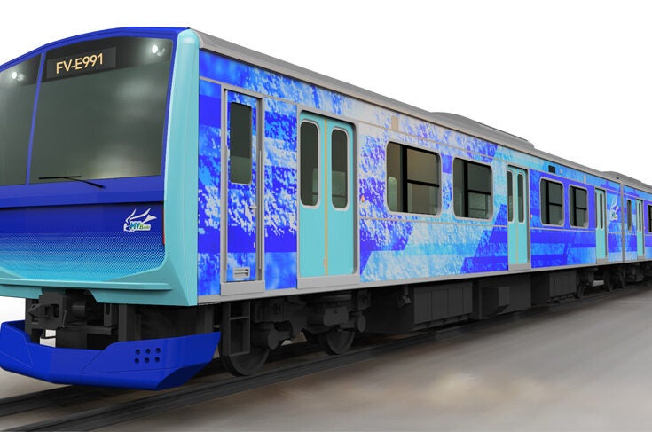 East Japan Railway unveils hydrogen-powered train