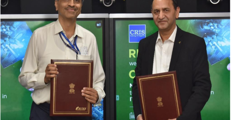 RITES, CRIS to develop smart tech for Indian rail sector - Vimarsana News