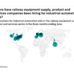 Europe is seeing a hiring jump in railway industry industrial automation roles