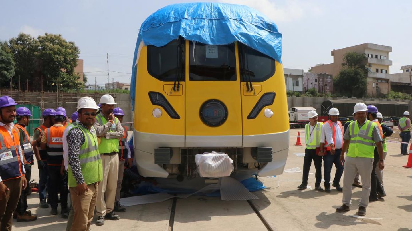 Alstom livre les trains dans le cadre du programme « Made in India ».