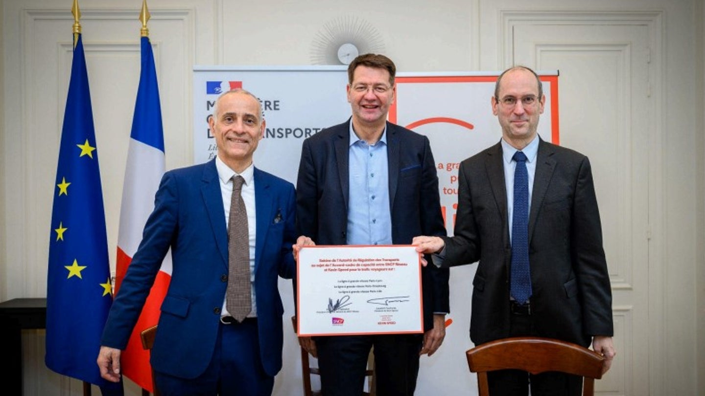 Le Français Kevin Speed ​​​​a signé un accord d'accès avec SNCF Réseau