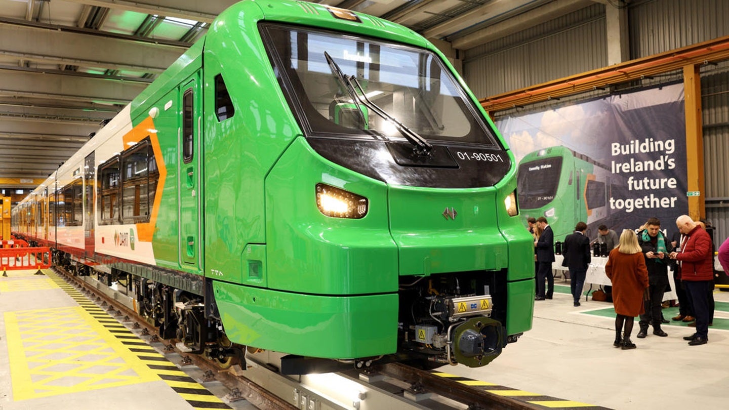 Irish Rail unveils first train of Alstom X’trapolis DART+ fleet