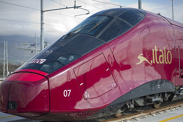 High-speed train image