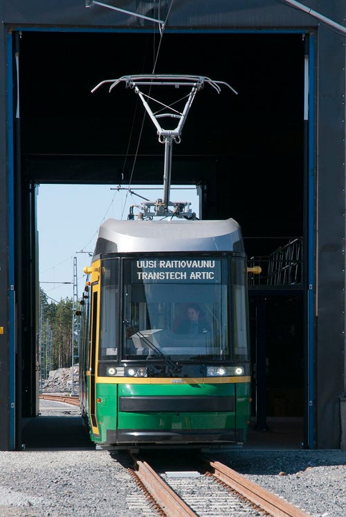 Helsinki low floor tram